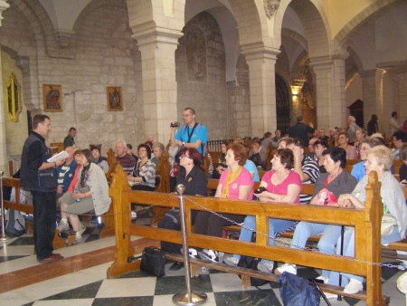 Betlehem, katolicka cast chrámu